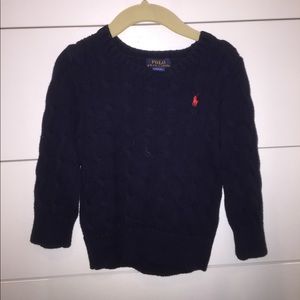 Navy Polo Sweater
